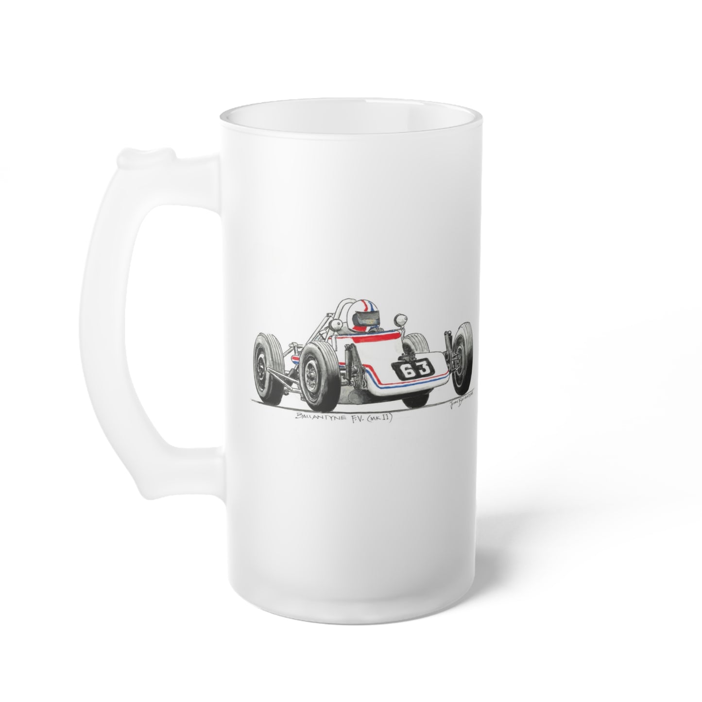 Frosted Glass Beer Mug – Ballantyne F.V. MKII