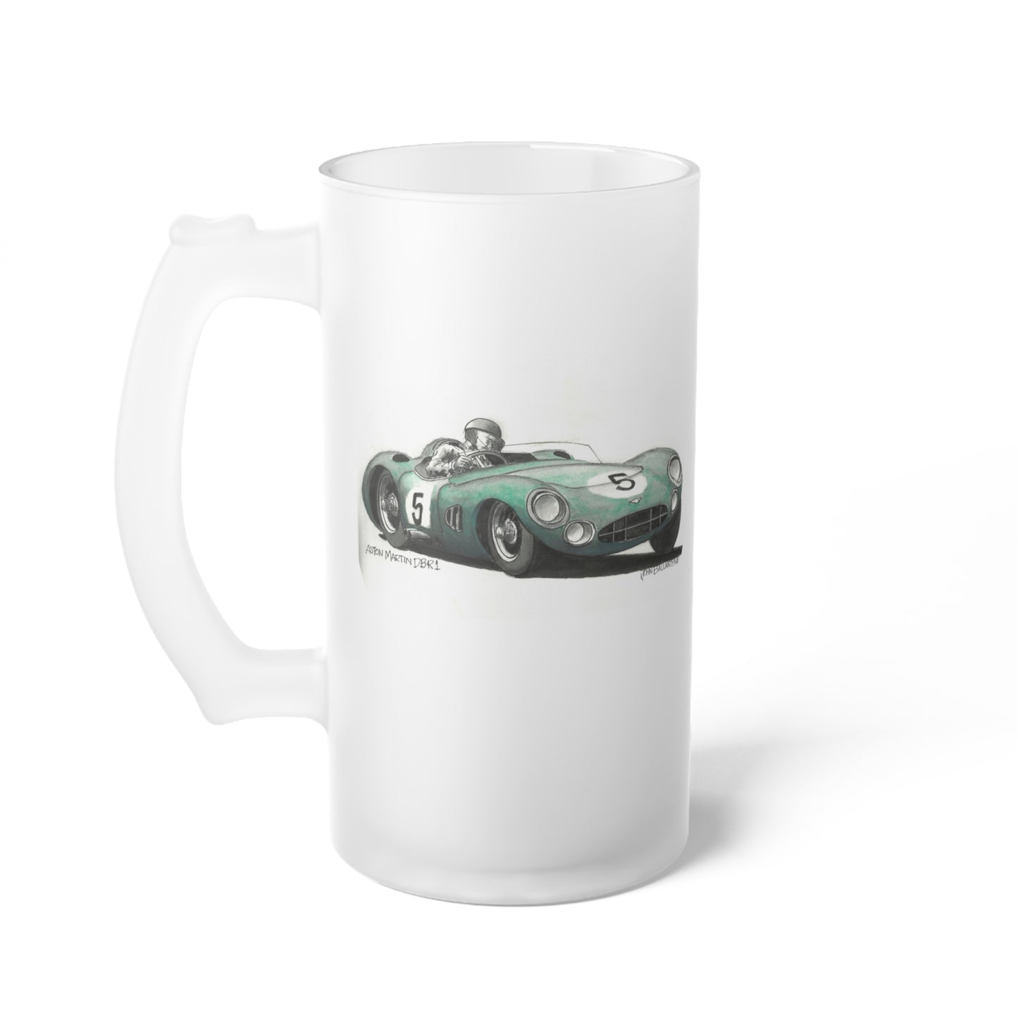 Frosted Glass Beer Mug – Aston Martin DBR1