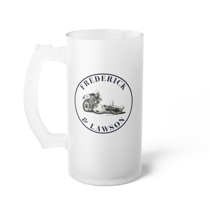 Frosted Glass Beer Mug – Frederick and Lawson
