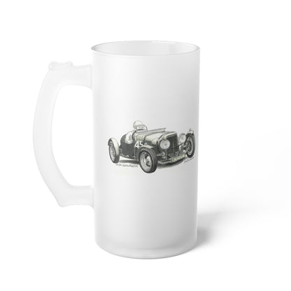 Frosted Glass Beer Mug – 1934 Aston Martin