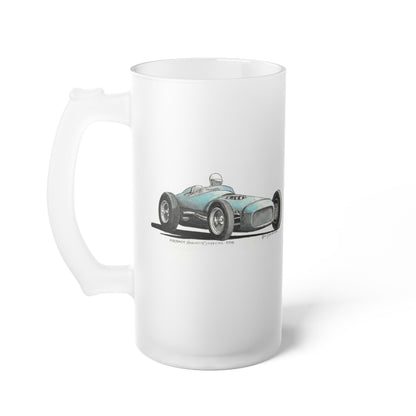 Frosted Glass Beer Mug - Maybach Corvette Special 1958