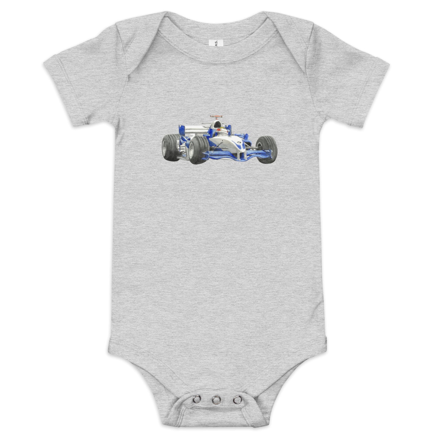 Baby short sleeve one piece – Mark Webber Williams FW29
