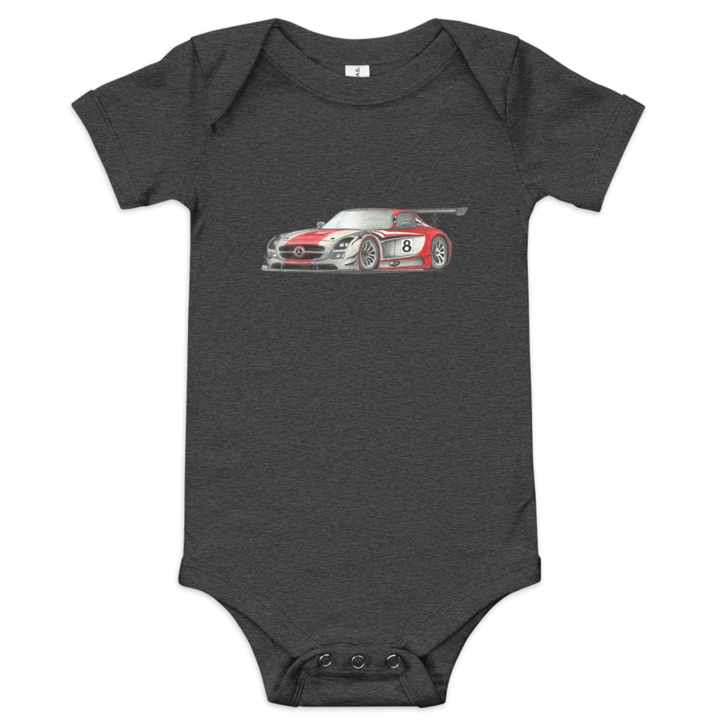 Baby short sleeve one piece - Mercedes GT3