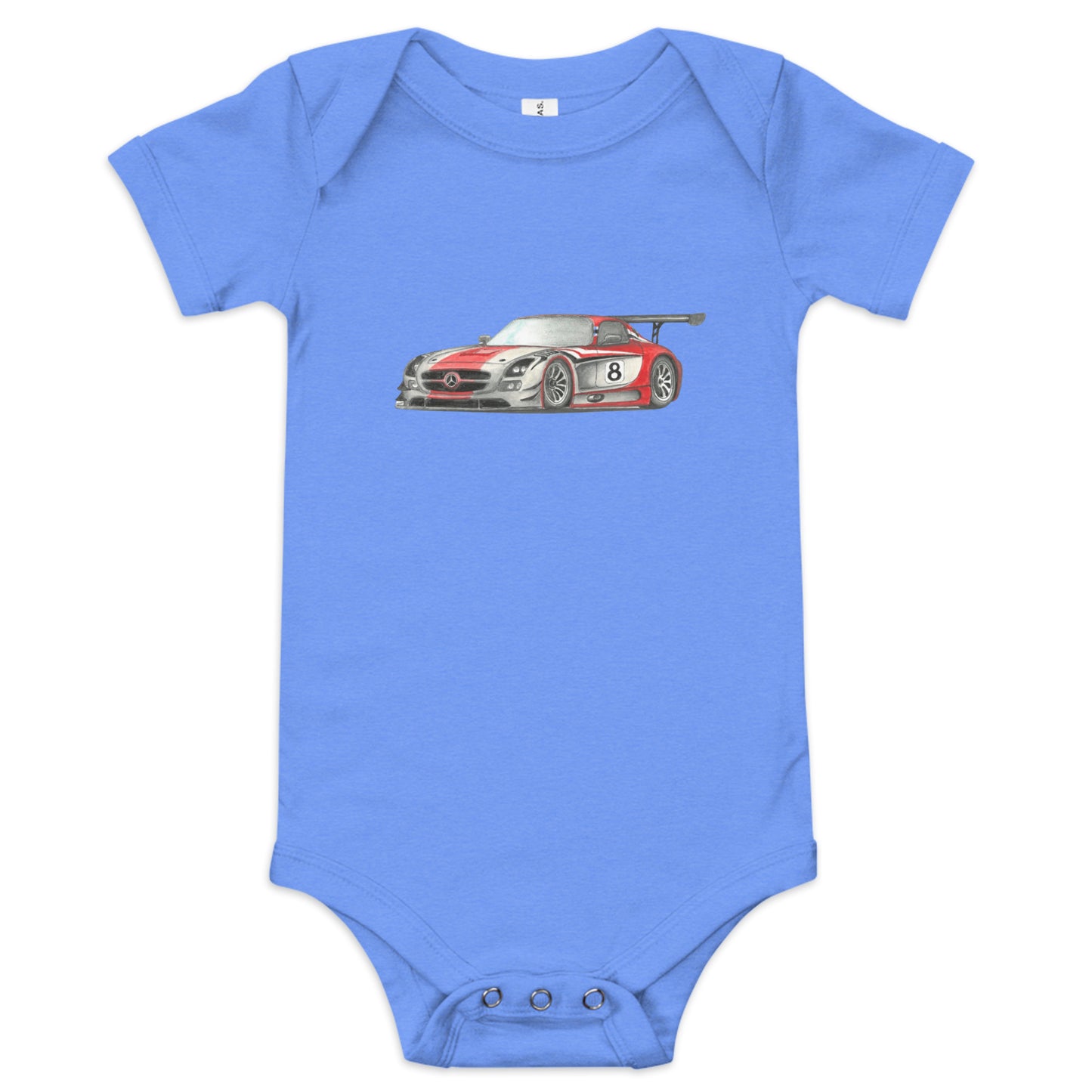 Baby short sleeve one piece - Mercedes GT3