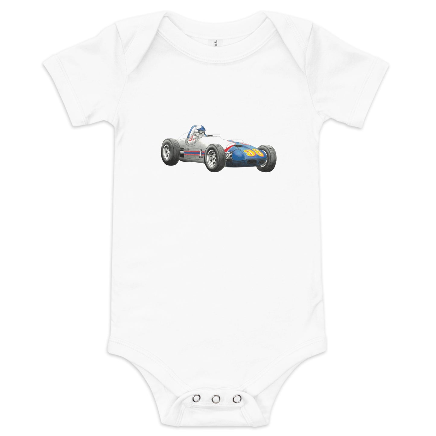 Baby short sleeve one piece - Indianapolis Roadster 1963 Agajanian Special