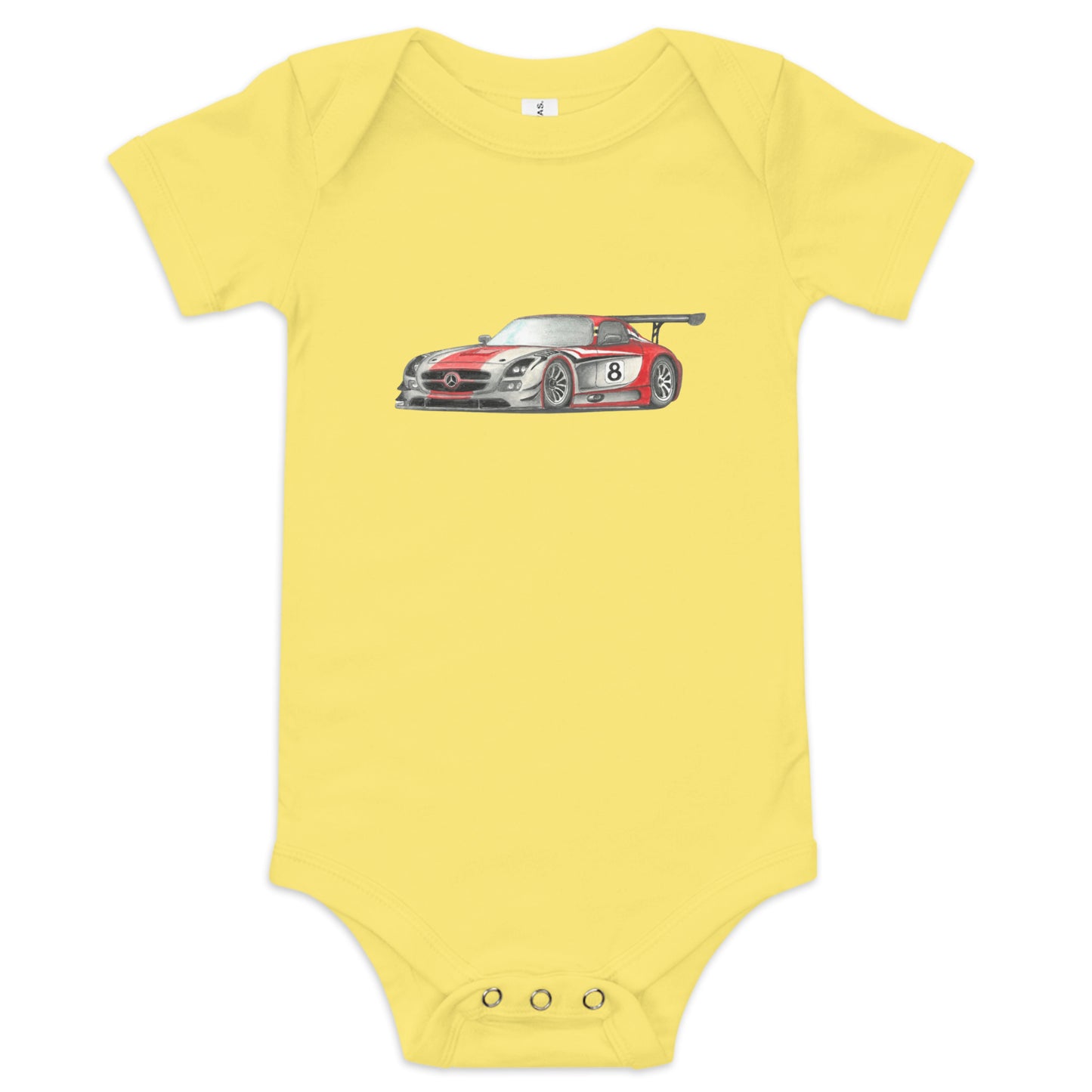 Baby short sleeve one piece - Mercedes GT3