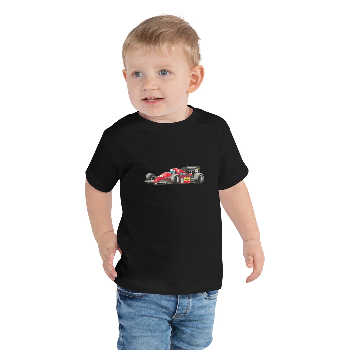 Toddler Short Sleeve Tee – Ferrari F1 1986