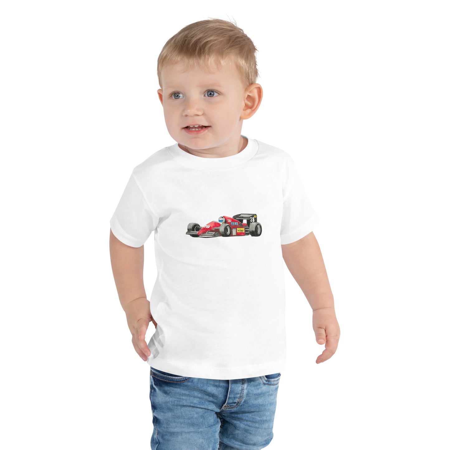 Toddler Short Sleeve Tee – Ferrari F1 1986